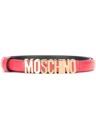 ремень с бляшкой-логотипом Moschino