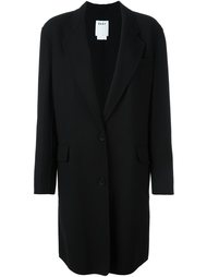 однобортное пальто DKNY