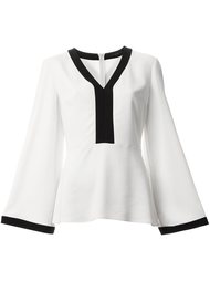блузка с V-образным вырезом Etro