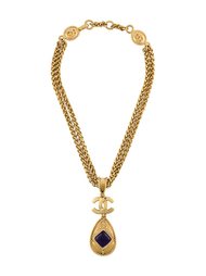 ожерелье с каплевидной подвеской Chanel Vintage