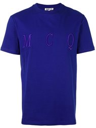 футболка с вышитым логотипом McQ Alexander McQueen
