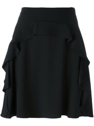 короткая юбка с оборкой Carven