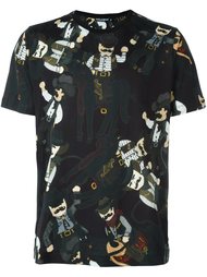 футболка с принтом ковбоев  Dolce &amp; Gabbana