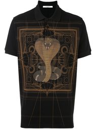 футболка-поло с принтом кобры Givenchy
