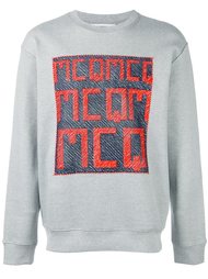 толстовка с вышивкой Mcq Trompe L'oeil McQ Alexander McQueen