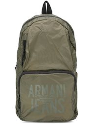 рюкзак с принтом-логотипом Armani Jeans