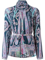 блузка с запахом и орнаментом Etro