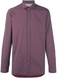 рубашка с мелким цветочным принтом Z Zegna