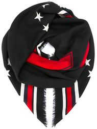 шарф с принтом '17' Givenchy