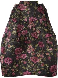 юбка с цветочным принтом  Comme Des Garçons