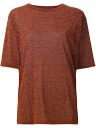 футболка с эффектом металлик Mm6 Maison Margiela