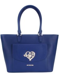 сумка на плечо с передним карманом Love Moschino