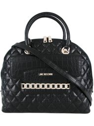 стеганая сумка-тоут Love Moschino