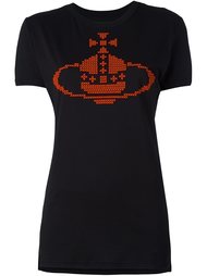 футболка с вышивкой 'Orb' Vivienne Westwood