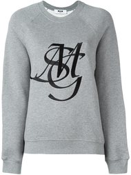 толстовка с логотипом MSGM
