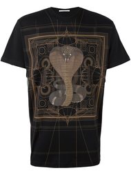 футболка с принтом кобры Givenchy