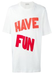 объемная футболка 'Have Fun' Faith Connexion