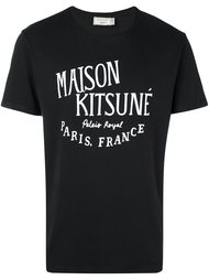 футболка с принтом логотипа Maison Kitsuné