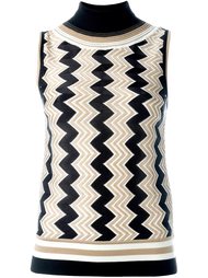 трикотажный топ с узором шеврон Missoni