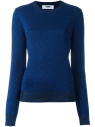 джемпер с круглым вырезом MSGM