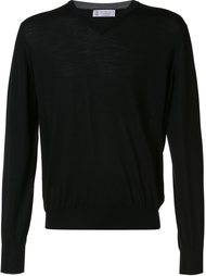 свитер c V-образным вырезом  Brunello Cucinelli