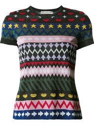 топ с ярким принтом Mary Katrantzou