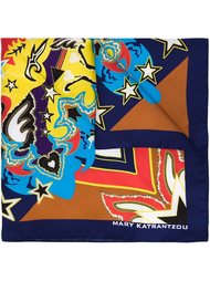 шейный платок с абстрактным принтом  Mary Katrantzou
