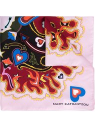 шейный платок с абстрактным принтом   Mary Katrantzou