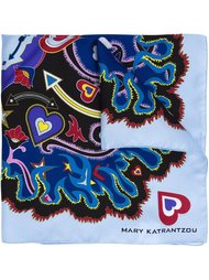 шейный платок с абстрактным принтом   Mary Katrantzou