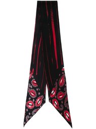 шарф 'Lips Paisley Classic Skinny'  Rockins