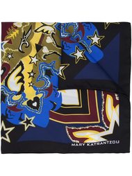 шейный платок с абстрактным принтом  Mary Katrantzou