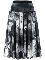 юбка с цветочным принтом   Christopher Kane
