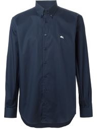 рубашка с вышитым логотипом  Etro
