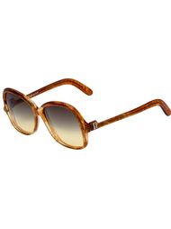 закруглённые солнцезащитные очки  Yves Saint Laurent Vintage