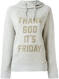 толстовка с капюшоном 'Thank God It's Friday' Woolrich