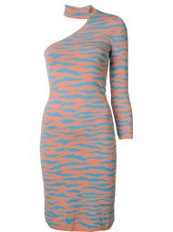 платье с зебровым принтом Jeremy Scott