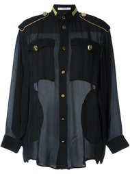 блузка в стиле милитари Givenchy