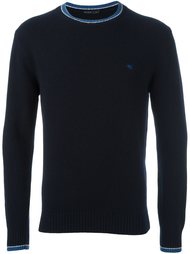 свитер с контрастной окантовкой  Etro