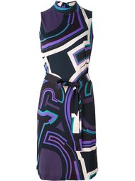 платье с абстрактным принтом   Emilio Pucci