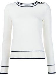 свитер с контрастной окантовкой Vanessa Seward