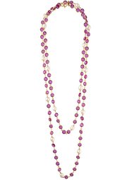 колье с украшениями из стекла Chanel Vintage