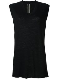 топ c V-образным вырезом  Rick Owens