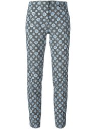 укороченные брюки с узором Versace