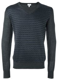 свитер c V-образным вырезом  Brioni