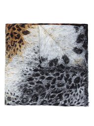 шарф 'Leopard Backbone' Alexander McQueen