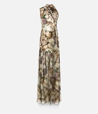 платье с запахом и узором Christopher Kane
