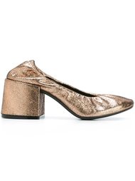 туфли с эффектом металлик  Mm6 Maison Margiela