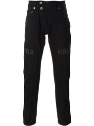 брюки прямого кроя с принтом-логотипом Hood By Air