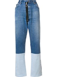 джинсы с контрастными вставками Off-White