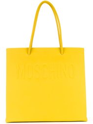 сумка-тоут с логотипом  Moschino